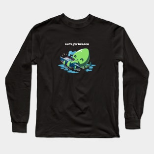 let's get kraken white Long Sleeve T-Shirt